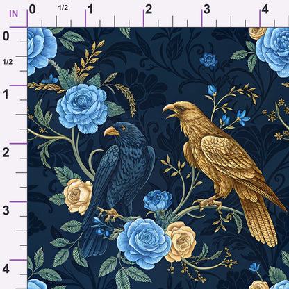 Gilded Falcons Pattern 27 Minky Fabric
