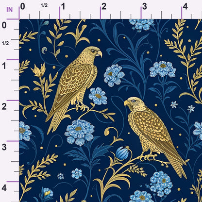 Gilded Falcons Pattern 29 Minky Fabric