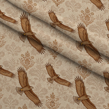 Gilded Falcons Pattern 4 Minky Fabric