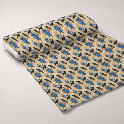 Gilded Falcons Pattern 7 Minky Fabric