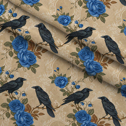 Gilded Falcons Pattern 7 Minky Fabric