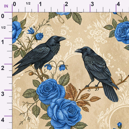 Gilded Falcons Pattern 7 Minky Fabric