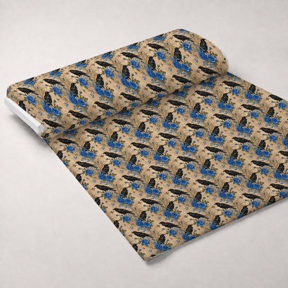 Gilded Falcons Pattern 8 Minky Fabric
