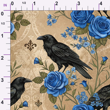 Gilded Falcons Pattern 8 Minky Fabric