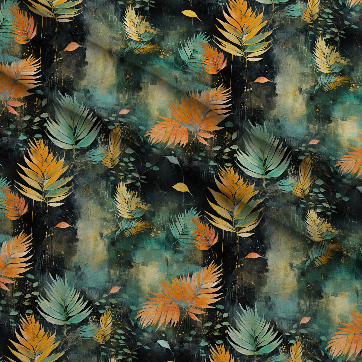 Gilded Ferns Pattern 12 Minky Fabric