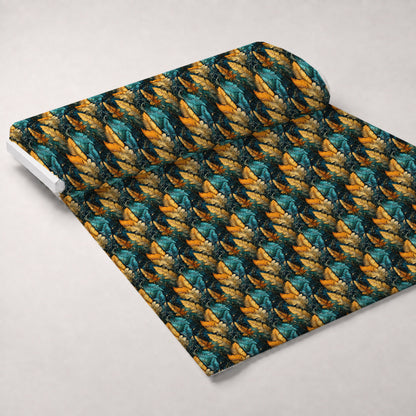 Gilded Ferns Pattern 4 Minky Fabric