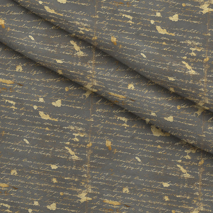 Gilded Forgotten Correspondence Pattern 16 Minky Fabric