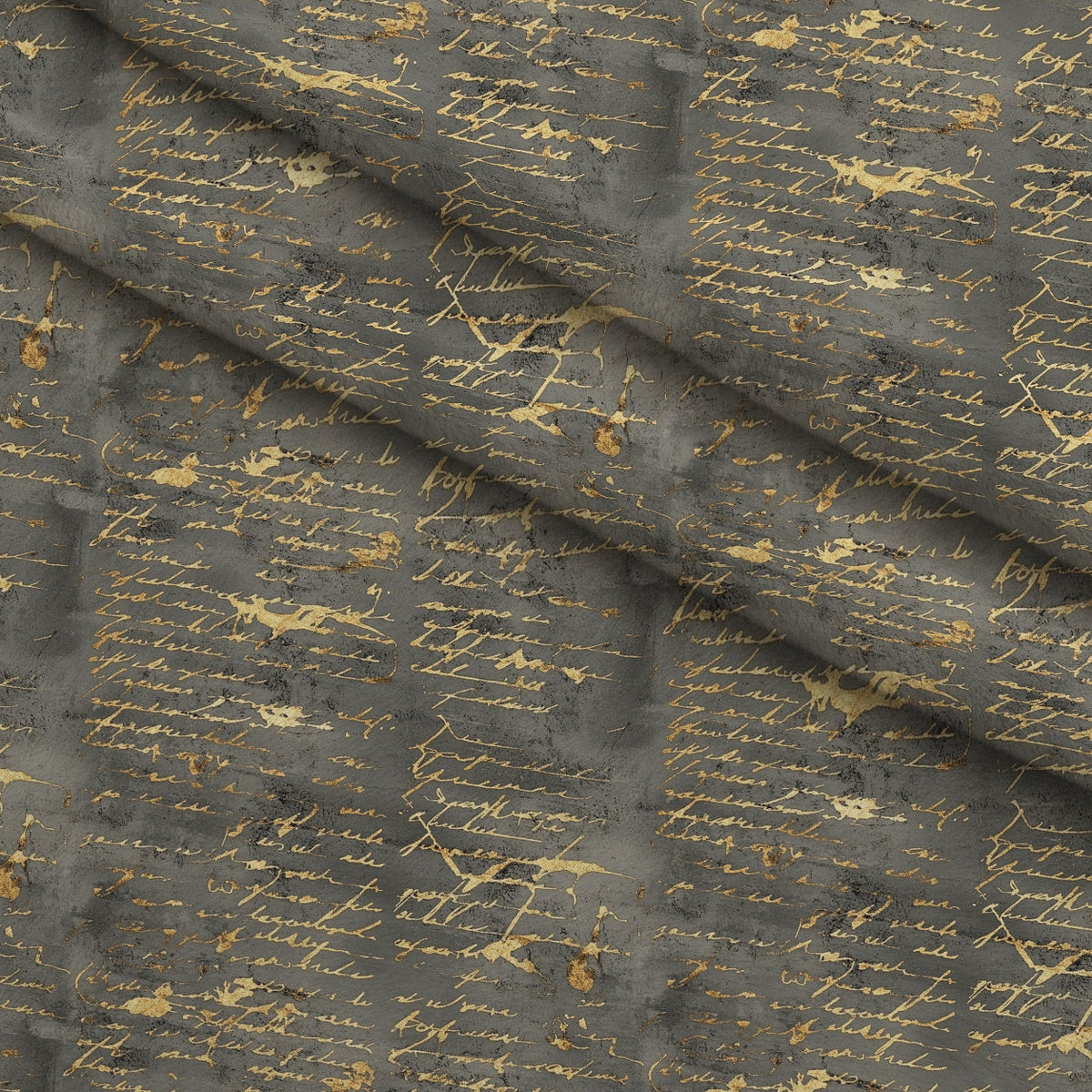 Gilded Forgotten Correspondence Pattern 17 Minky Fabric
