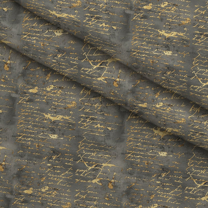 Gilded Forgotten Correspondence Pattern 17 Minky Fabric