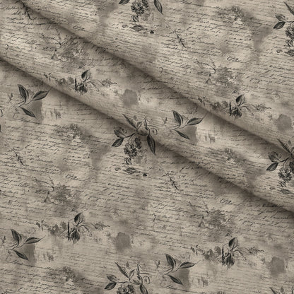 Gilded Forgotten Correspondence Pattern 6 Minky Fabric