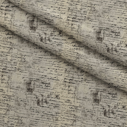Gilded Forgotten Correspondence Pattern 7 Minky Fabric