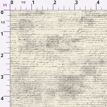 Gilded Forgotten Correspondence Pattern 8 Minky Fabric