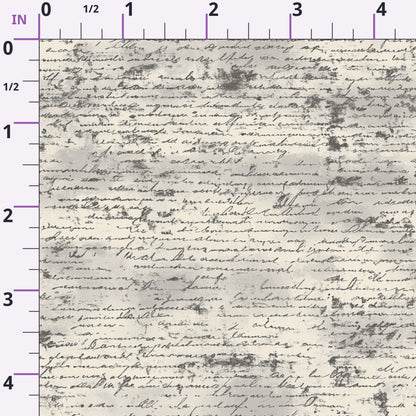 Gilded Forgotten Correspondence Pattern 9 Minky Fabric