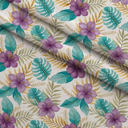 Gilded Fuchsia Garden Pattern 19 Minky Fabric