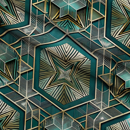 Gilded Gatsby Pattern 13 Minky Fabric