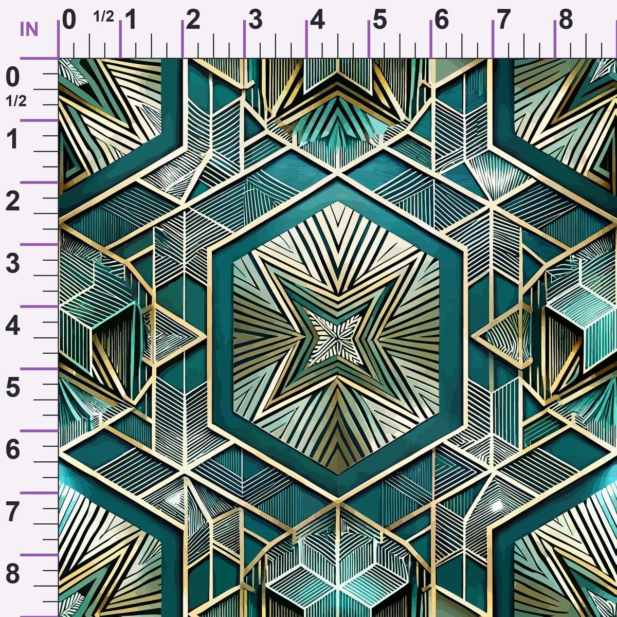 Gilded Gatsby Pattern 13 Minky Fabric