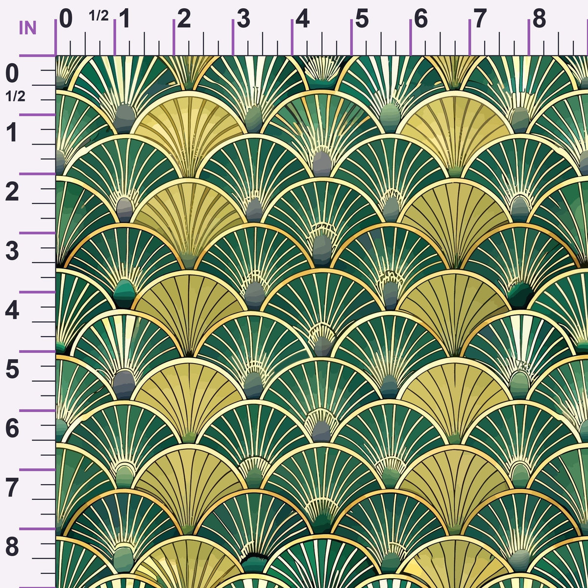 Gilded Gatsby Pattern 2 Minky Fabric