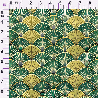Gilded Gatsby Pattern 2 Minky Fabric