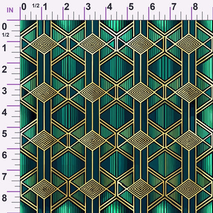 Gilded Gatsby Pattern 22 Minky Fabric