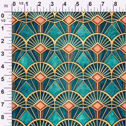 Gilded Gatsby Pattern 27 Minky Fabric