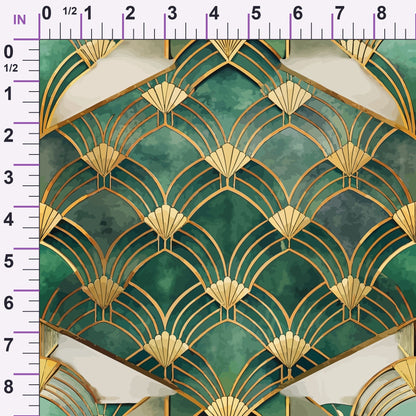 Gilded Gatsby Pattern 29 Minky Fabric