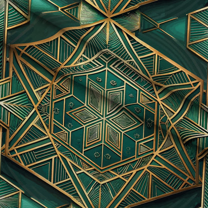 Gilded Gatsby Pattern 37 Minky Fabric