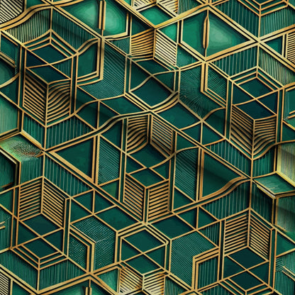 Gilded Gatsby Pattern 38 Minky Fabric