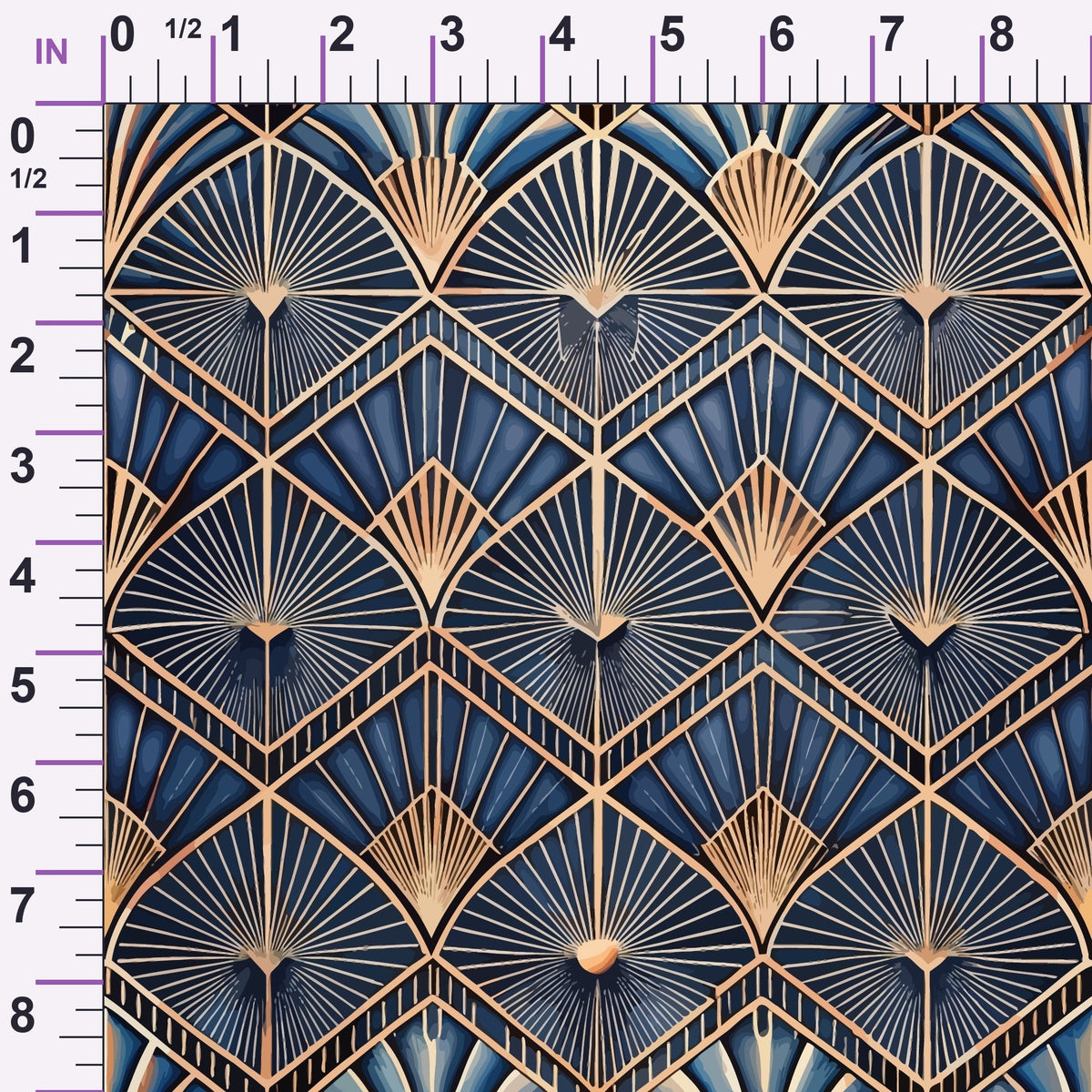 Gilded Gatsby Pattern 39 Minky Fabric