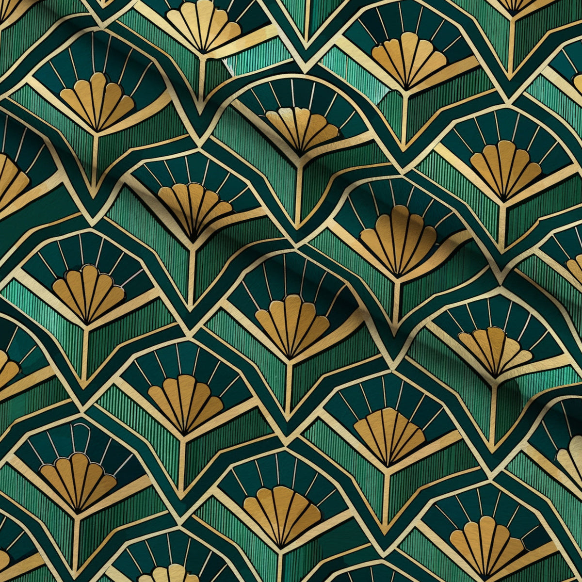 Gilded Gatsby Pattern 44 Minky Fabric