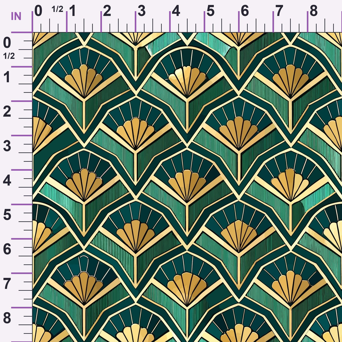 Gilded Gatsby Pattern 44 Minky Fabric