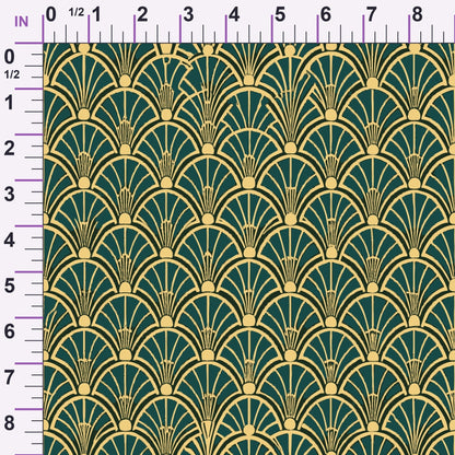 Gilded Gatsby Pattern 45 Minky Fabric