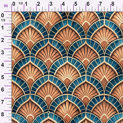 Gilded Gatsby Pattern 5 Minky Fabric