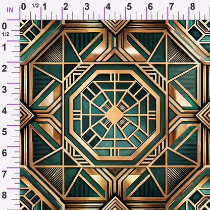 Gilded Gatsby Pattern 51 Minky Fabric