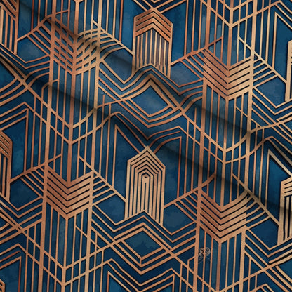 Gilded Gatsby Pattern 53 Minky Fabric