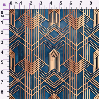 Gilded Gatsby Pattern 53 Minky Fabric