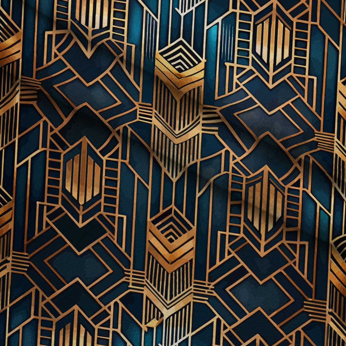 Gilded Gatsby Pattern 55 Minky Fabric