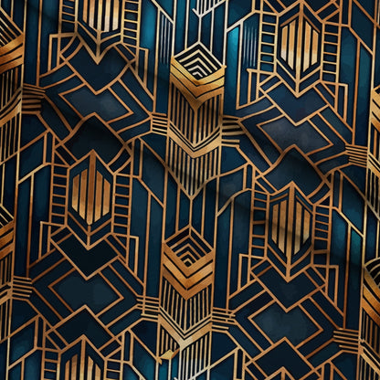 Gilded Gatsby Pattern 55 Minky Fabric