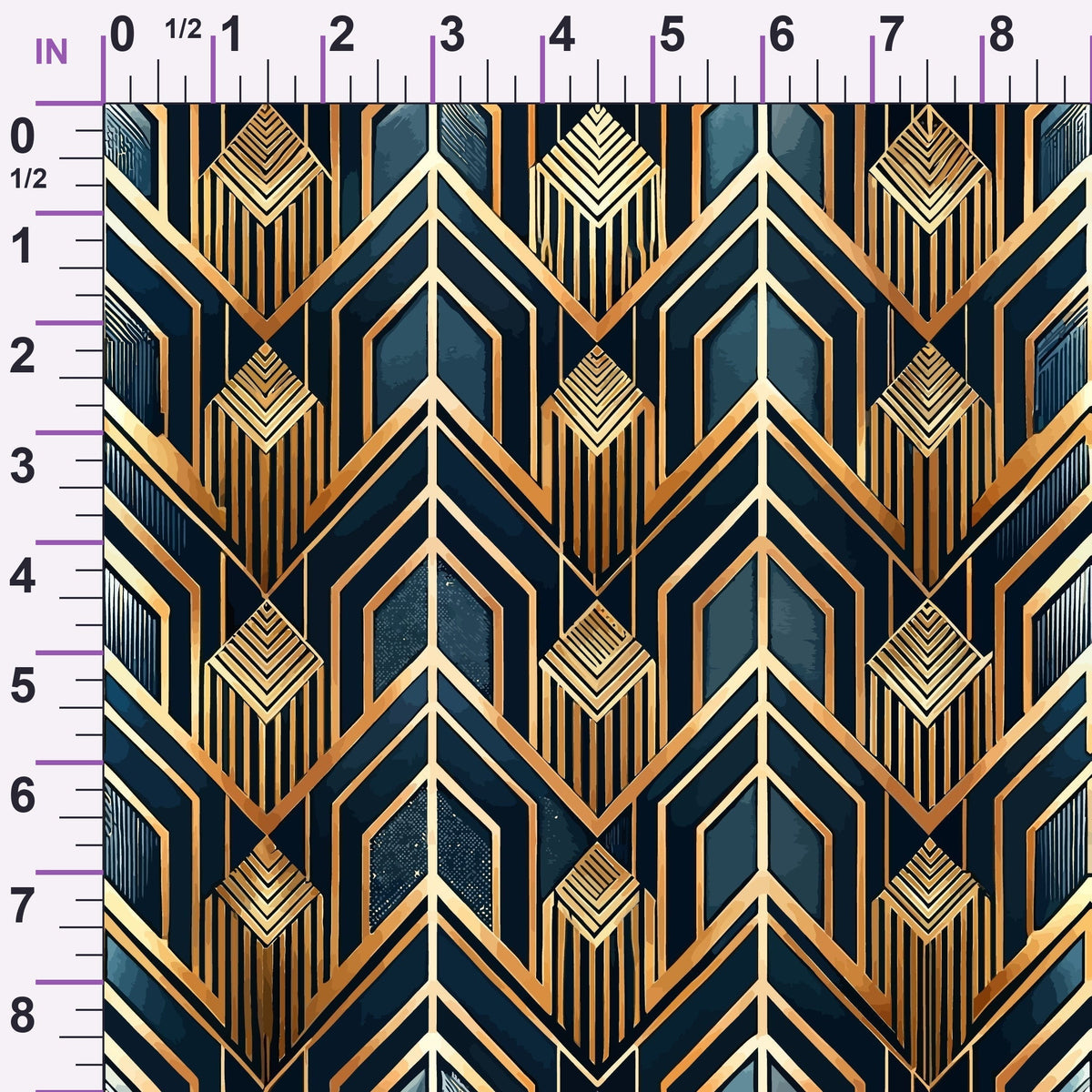 Gilded Gatsby Pattern 56 Minky Fabric