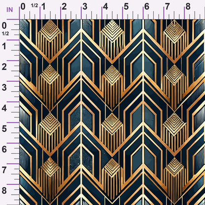 Gilded Gatsby Pattern 56 Minky Fabric