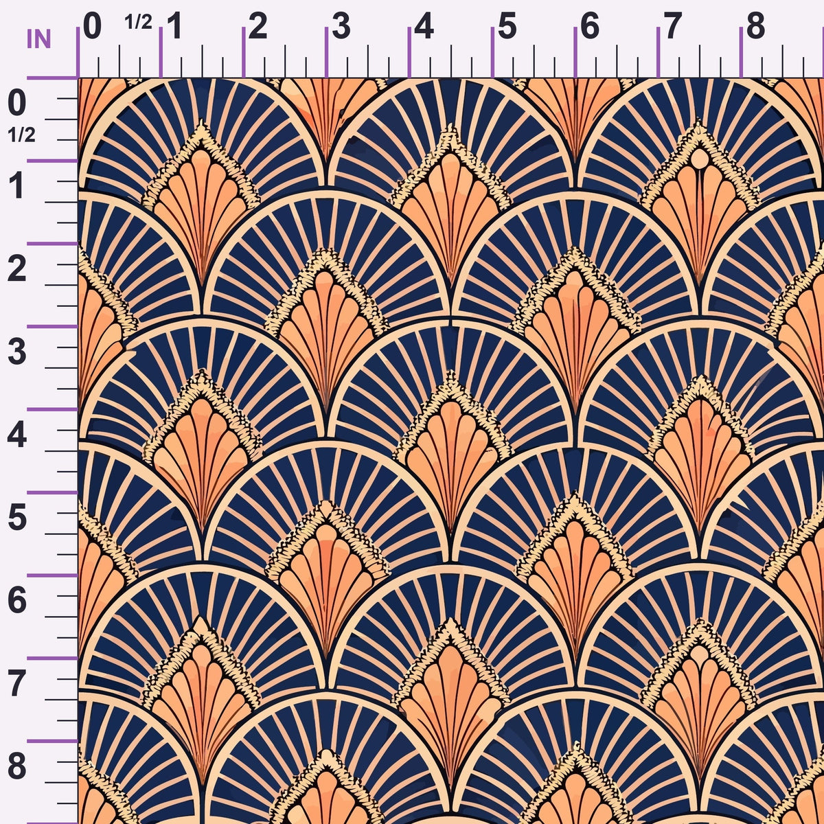 Gilded Gatsby Pattern 6 Minky Fabric