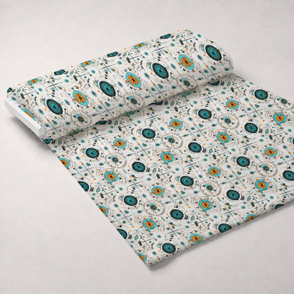 Gilded Gears Pattern 12 Minky Fabric