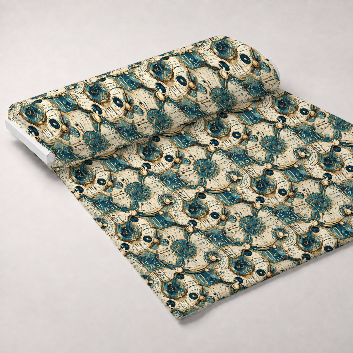 Gilded Gears Pattern 15 Minky Fabric