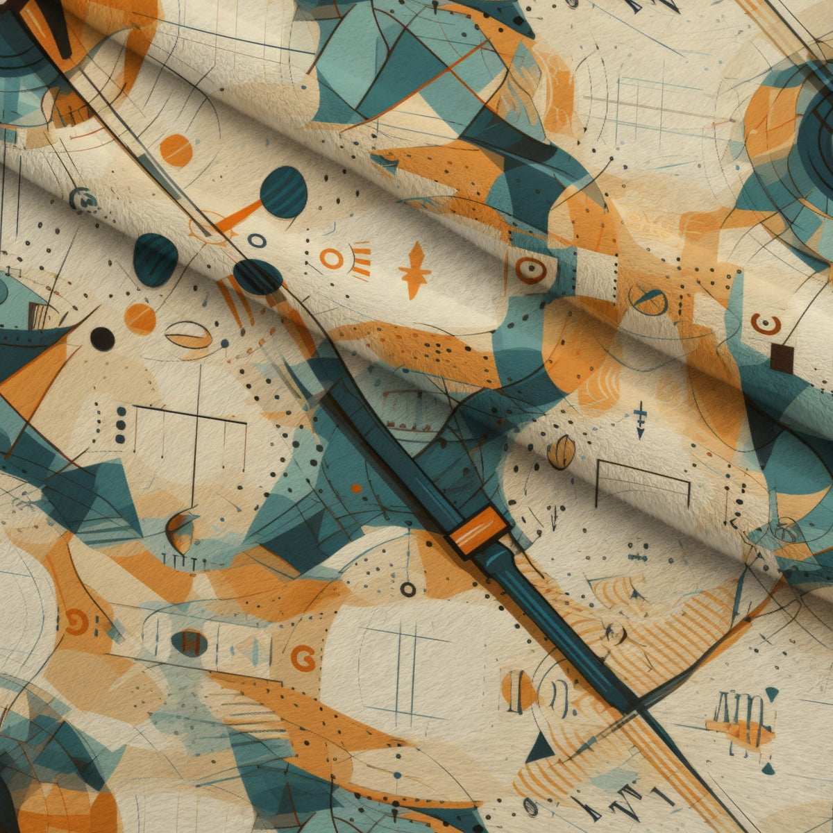 Gilded Gears Pattern 16 Minky Fabric