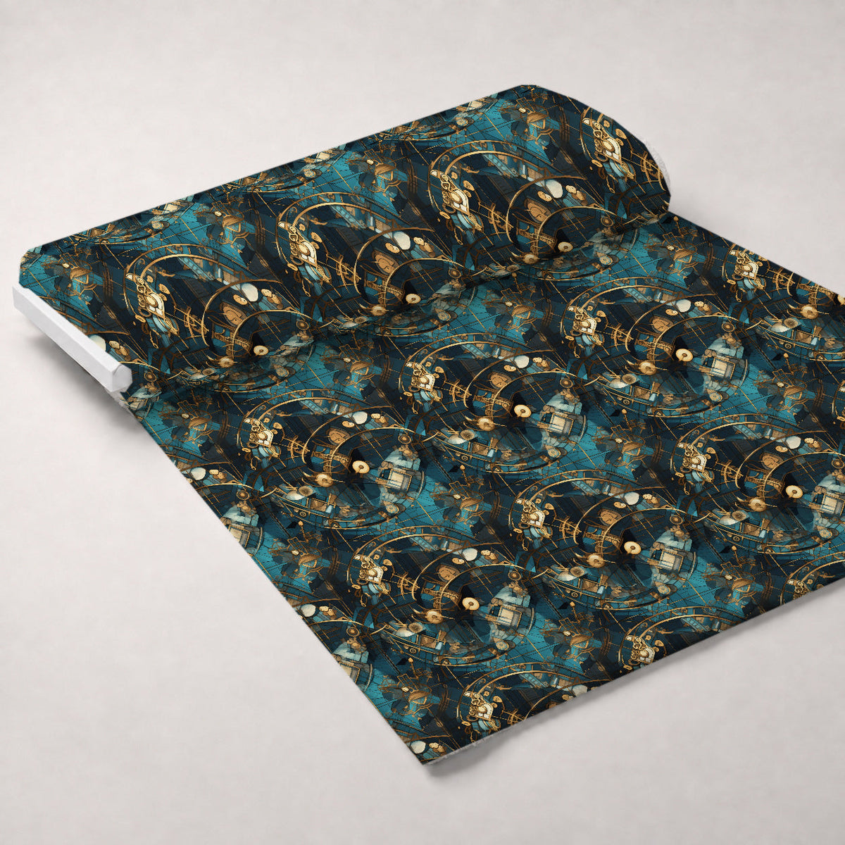 Gilded Gears Pattern 19 Minky Fabric