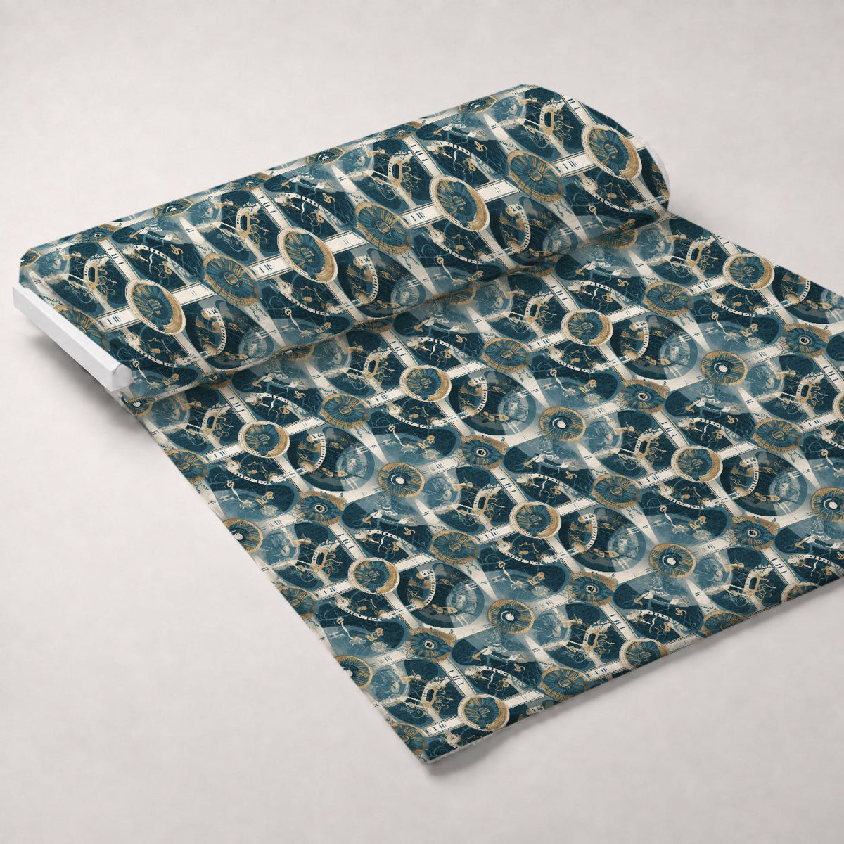 Gilded Gears Pattern 21 Minky Fabric