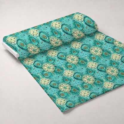 Gilded Gears Pattern 24 Minky Fabric
