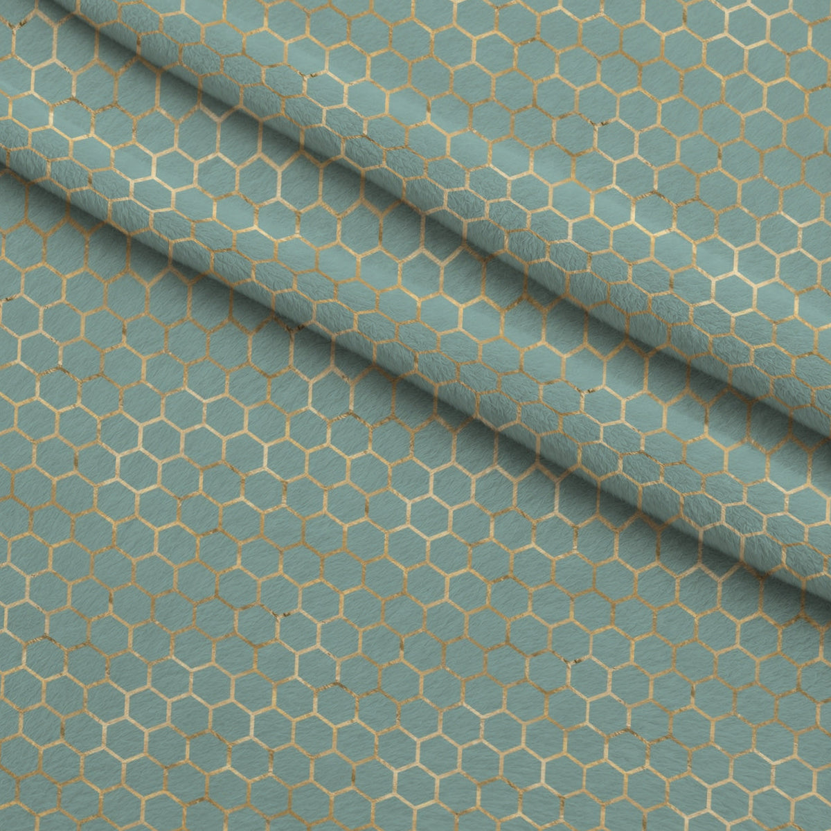 Gilded Hive Pattern 1 Minky Fabric