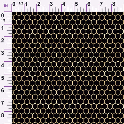 Gilded Hive Pattern 13 Minky Fabric