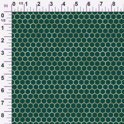 Gilded Hive Pattern 5 Minky Fabric