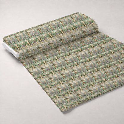 Gilded Jade Blooms Pattern 100 Minky Fabric